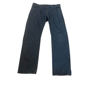 Men's Kenneth Cole Dark Blue Straight Jeans Waist 34